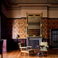 St Pancras Midland Grand Hotel.  First Class Accommodation Room 1.053. Fully Researched by Crick-Smith from October 2004. Winner of RIBA Award for Best Building in a Historic Context 2011. Employer (later phase only): University of Lincoln. Client: Manhattan Loft Corporation. Image Copyright RHWL Architects