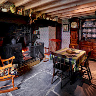 Yr Ysgwrn, the home of the welsh bard Hedd Wynn. RIBA Welsh Architecture Award 2018. RSAW Conservation Award 2018.  Site visits, consultancy and mentoring on historic interiors research. Client: Snowdonia National Parks Authority. Image copyright Andrew Lee.  Employer: University of Lincoln.